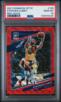 2021 Panini Donruss Optic #128 Stephen Curry Red Wave PSA 10