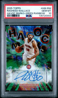 2025 Topps Havoc Marks #HM-RW Rasheed Wallace Green Rainbow PSA 10 POP 1
